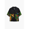 Chemise noires jungle
