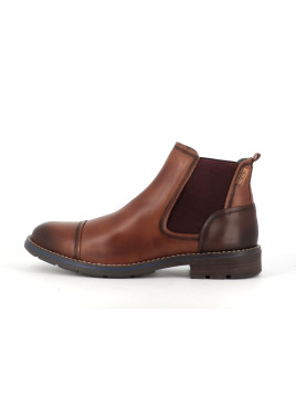 Boots marron en cuir