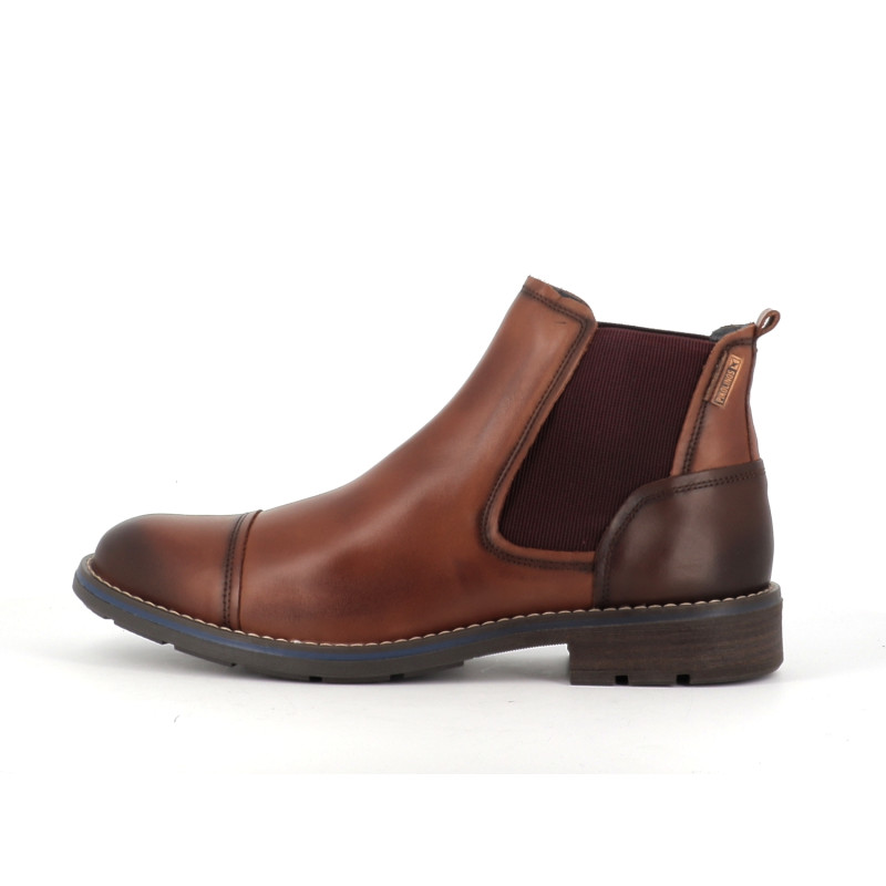Boots marron en cuir