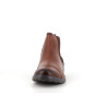 Boots marron en cuir