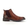 Boots marron en cuir