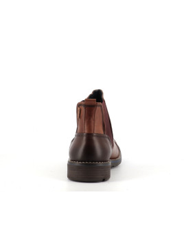 Boots marron en cuir