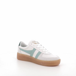 Baskets Blanches et Vertes Pastel en Cuir GOLA