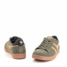 Baskets Vert Kaki et Marron en Cuir GOLA