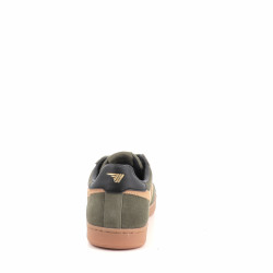 Baskets Vert Kaki et Marron en Cuir GOLA