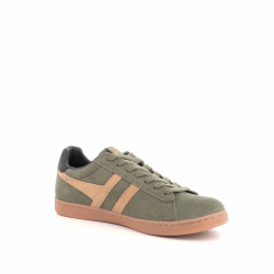 Baskets Vert Kaki et Marron en Cuir GOLA