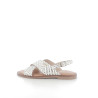 Nu-pieds Doa blanc-or