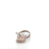 Nu-pieds Doa blanc-or