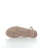 Nu-pieds Doa blanc-or
