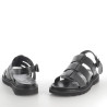 Nu-pieds Neosinead noir vernis