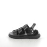 Nu-pieds Neosinead noir vernis