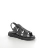 Nu-pieds Neosinead noir vernis