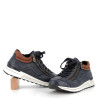 baskets Rieker bleu marine synthétique