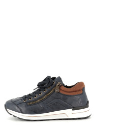 baskets Rieker bleu marine synthétique