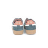 Basket bleu marine en cuir