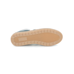 Basket bleu marine en cuir