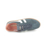 Basket bleu marine en cuir