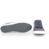 Basket en toile bleu marine