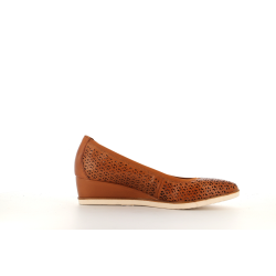 Compensé Marron en cuir