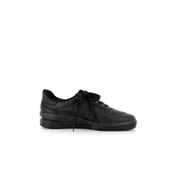 Basket noir en cuir Brandy