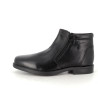Boots en cuir noir