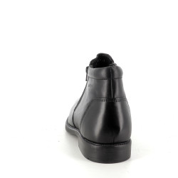 Boots en cuir noir