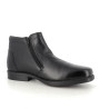 Boots en cuir noir