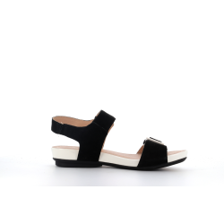 compensé noir et blanc en cuir