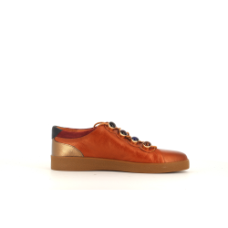 basket marron en cuir