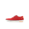 derby rouge en cuir