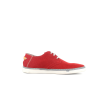 derby rouge en cuir