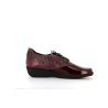 Basket rouge en cuir Bumo trilux
