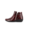 Botillon bordeaux en cuir