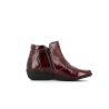 Botillon bordeaux en cuir