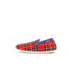 Chaussons Fermés Motif Carreaux Écossais Semelflex