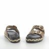 Mules Jaguar marron/noir