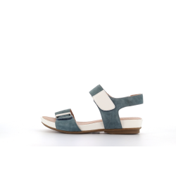 compensé bleu en cuir