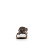 nu pied kaki en cuir