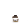 nu pied kaki en cuir