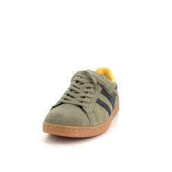 Baskets en cuir kaki Gola