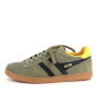 Baskets en cuir kaki Gola