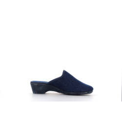 chausson ouvert a talon bleu