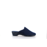 chausson ouvert a talon bleu