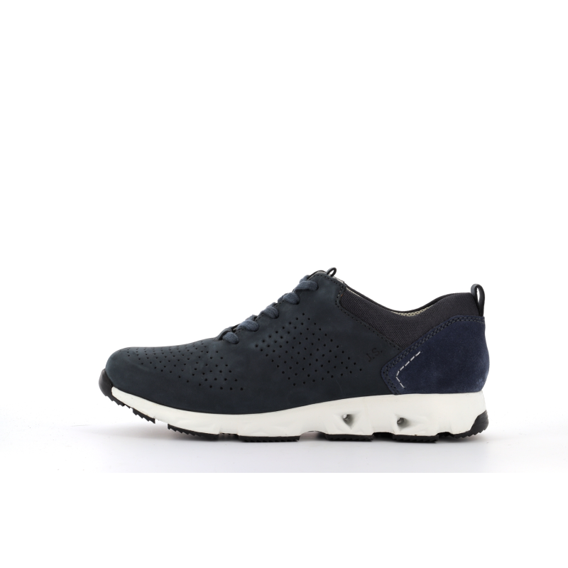 basket marine en cuir