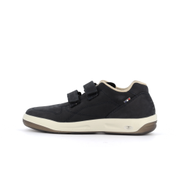 basket marine a scratch en cuir