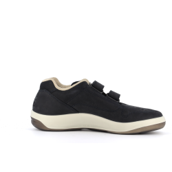 basket marine a scratch en cuir