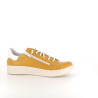 Baskets en cuir mostaza-ceraline blanco Chacal