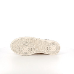 Baskets en cuir mostaza-ceraline blanco Chacal
