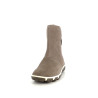 Chaussures montantes en cuir taupe TBS