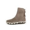 Chaussures montantes en cuir taupe TBS